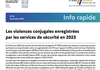 Info rapide n°44 - Les violences conjugales enregistrées par les services de sécurité en 2023