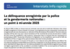 Info rapide n°55 : La délinquance enregistrée par la police et la gendarmerie nationales : un point à mi-année 2025
