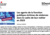 Les agents de la fonction publique victimes de violences dans le cadre de leur métier en 2023
