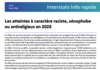Les atteintes à caractère raciste, xénophobe ou antireligieux en 2025