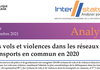 Les vols et violences dans les réseaux de transports en commun en 2020 - Interstats Analyse N°39