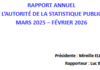 Rapport annuel 2025 de l’Autorité de la statistique publique