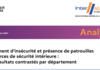 Sentiment d’insécurité et présence de patrouilles des forces de sécurité intérieure : des résultats contrastés par département - Intersta...