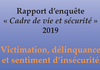 Rapport d’enquête CVS 2019 - Sentiment d'insécurité et préoccupation sécuritaire