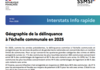 Géographie de la délinquance  à l’échelle communale en 2025
