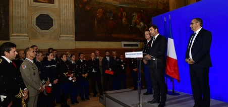 Vœux de M. Christophe Castaner à la Gendarmerie Nationale